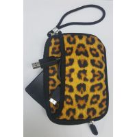 Чехол тканевый для жесткого диска (расцветка леопард). Внутрение параметры: 130х85х25мм