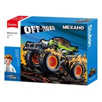 Конструктор SLUBAN Механо M38-B1158 Монстр Трак KBT (264дет., 1 фиг.). Инерционный