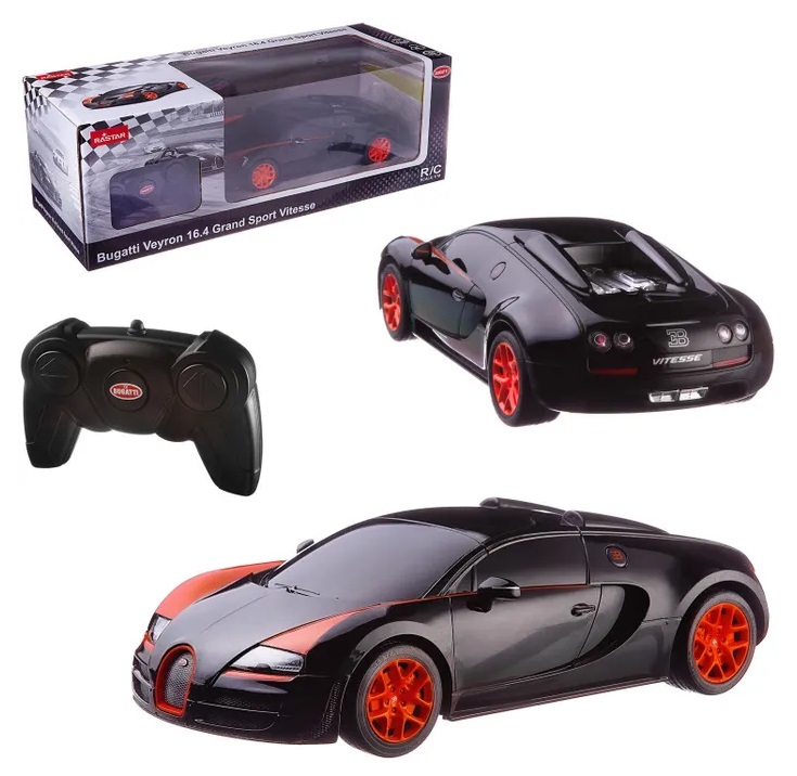 ������� �� ��������������� Rastar 53900B Bugatti Veyron Grand Sport Vitesse (1:18, 25��). ����� �� �����������. ���� ���. ������/�����