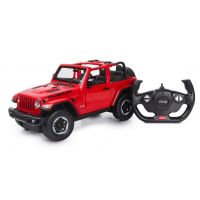 Машинка на радиоуправлении Rastar 79400R Jeep Wrangler JL (1:14, 31см). Двери открываются. Свет фар. Красная