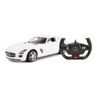 Машинка на радиоуправлении Rastar 47600W Mercedes-Benz SLS (1:14, 33 см). Двери открываются. Свет фар. Белая