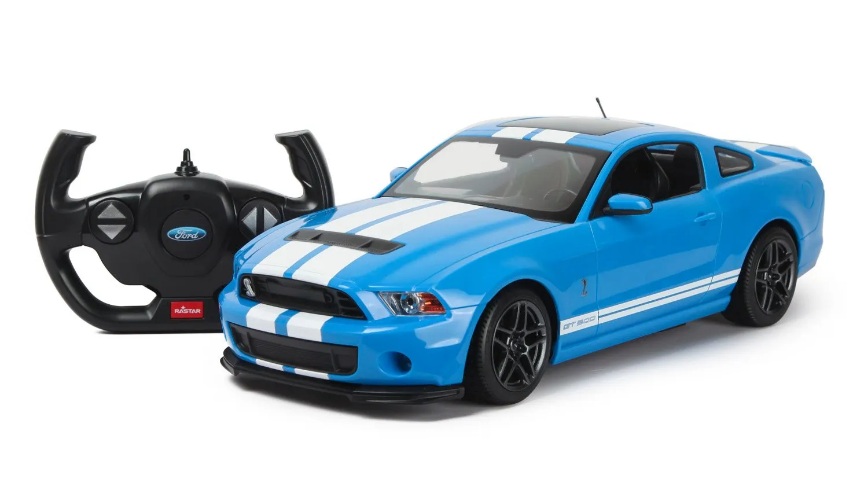������� �� ��������������� Rastar 49400BL Ford Shelby GT500 (1:14, 34 ��). ������ � �����. ���� ���. �����