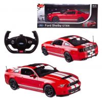 Машинка на радиоуправлении Rastar 49400R Ford Shelby GT500 (1:14, 34 см). Доступ в салон. Свет фар. Красная