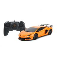 Машинка на радиоуправлении Rastar Lamborghini Aventador SVJ (арт. 96100), 1:24 (20см). Оранжевая