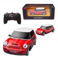 Машинка на радиоуправлении Rastar 15000R Mini Cooper (1:24, 15,5см). Красная