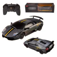 Машинка на радиоуправлении Rastar 39001GR Lamborghini Superveloce LP670-4 (1:24, 19,5см). Тёмно-серая